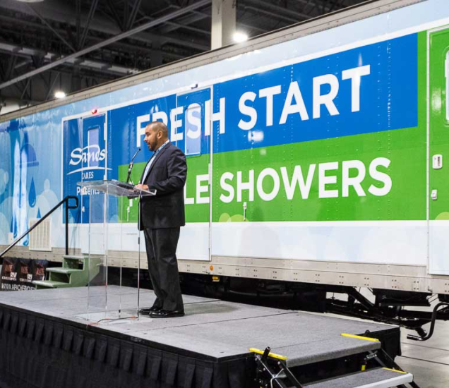Las Vegas Sands and Clean the World Launch Mobile Shower Program to Aid Homeless People